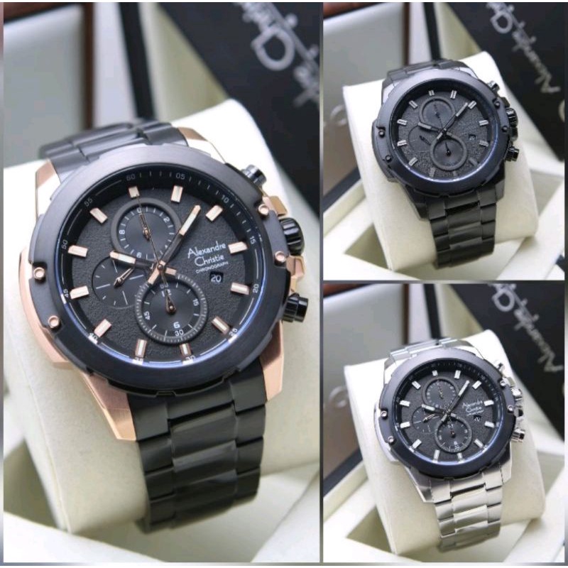 ORIGINAL JAM TANGAN PRIA ORIGINAL ALEXANDRE CHRISTIE AC 6583 /AC6583 / 6583 GARANSI RESMI 1 TAHUN,,S