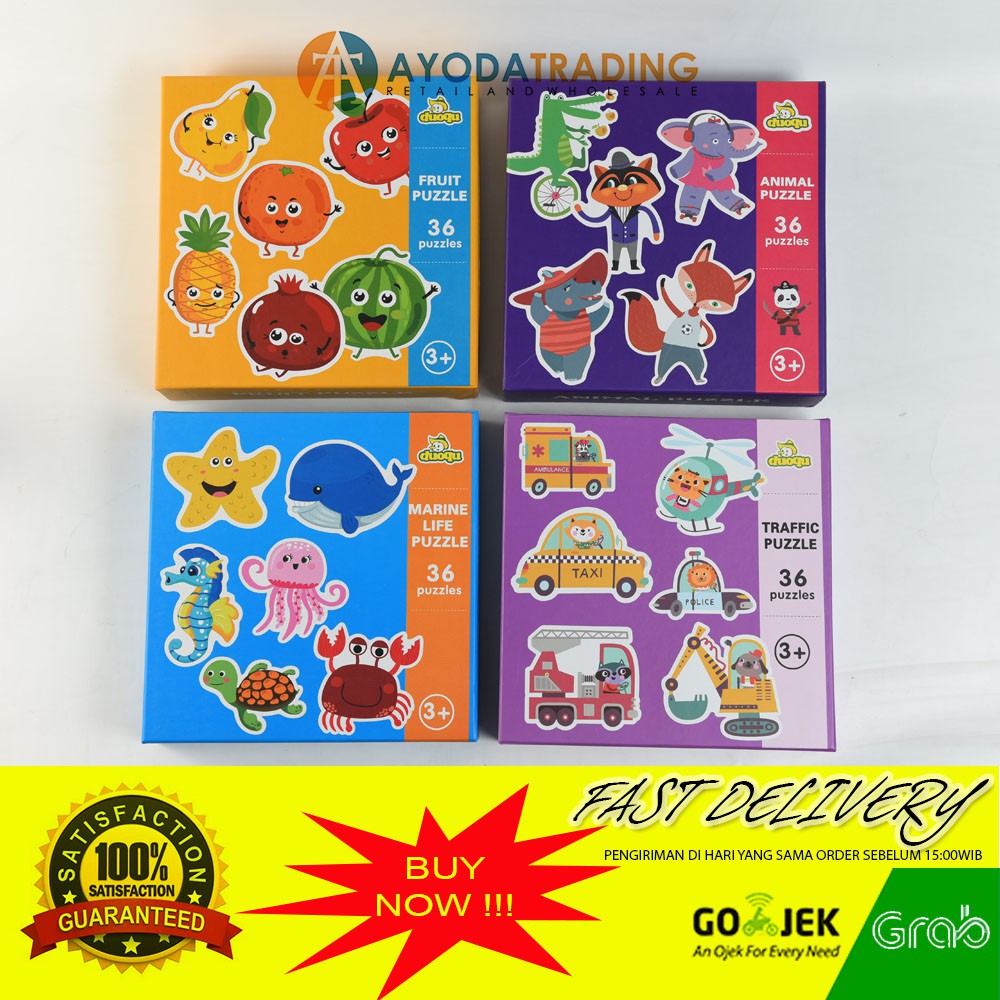 Mainan Edukasi Bayi Puzzle 36pcs