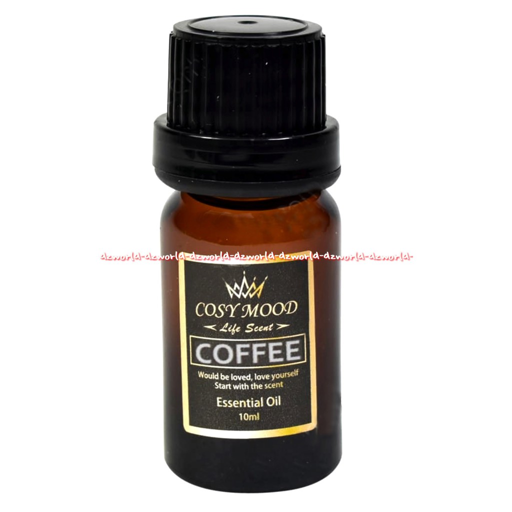 Cosy Mood Life Scent 10ml Coffee Lavender Mimosa White Musk Essential Oil 10ml Minyak Terapi Pengharum Pewangi Ruangan Dapat Digunakan Untuk Diffuser Humidifier Cossy Cosi Mood