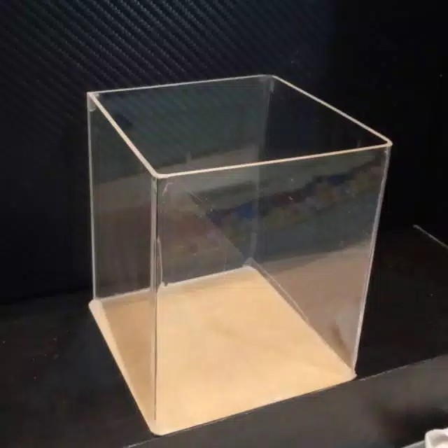 ASTARIGLAS  Soliter Akrilik Cupang Aquarium 1 kamar 10 x 8 x 15 2mm FREE PACKING BUBBLE