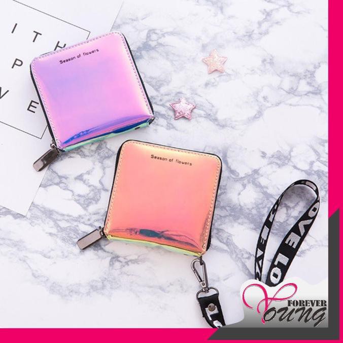 Terbaru 1.1 [LOKAL] FOREVER YOUNG - D1108 DOMPET LADY GAGA BISA COD Dompet Lipat Mini Lucu murah