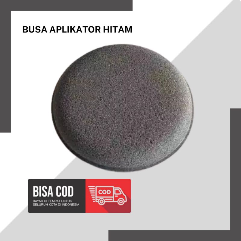 Busa Poles / Aplikator Pad Mobil Dan Motor Warna Hitam