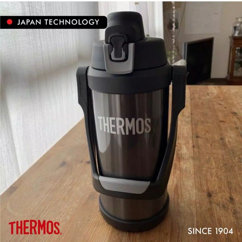 Thermos FFV-2000-BKGY Thermos Besar 2L Giant Tumbler Termos