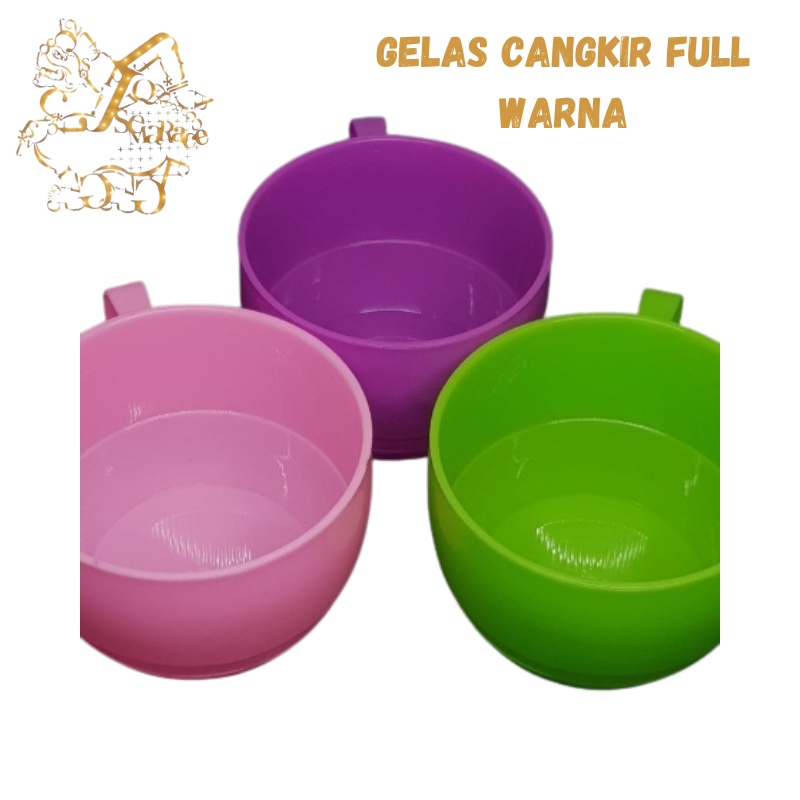 GELAS CANGKIR FULL WARNA GL-90