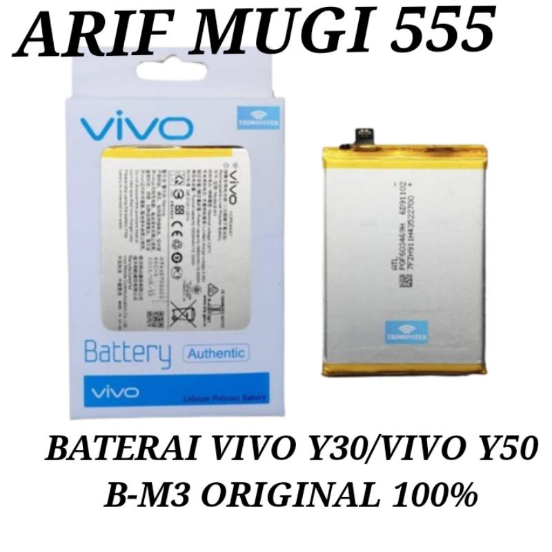 Baterai Batrai Battery Batu Hp Vivo Y30/Vivo Y50 B-M3 Original