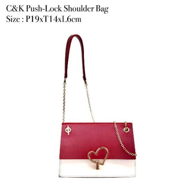 Charles & Keith Push-Lock Shoulder Bag
Gift Gelang Love