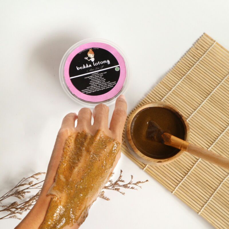 (COD) bedda lotong/lulur rempah /lulur bedda lotong //lulur bugis//lulur tradisional//lulur hitam