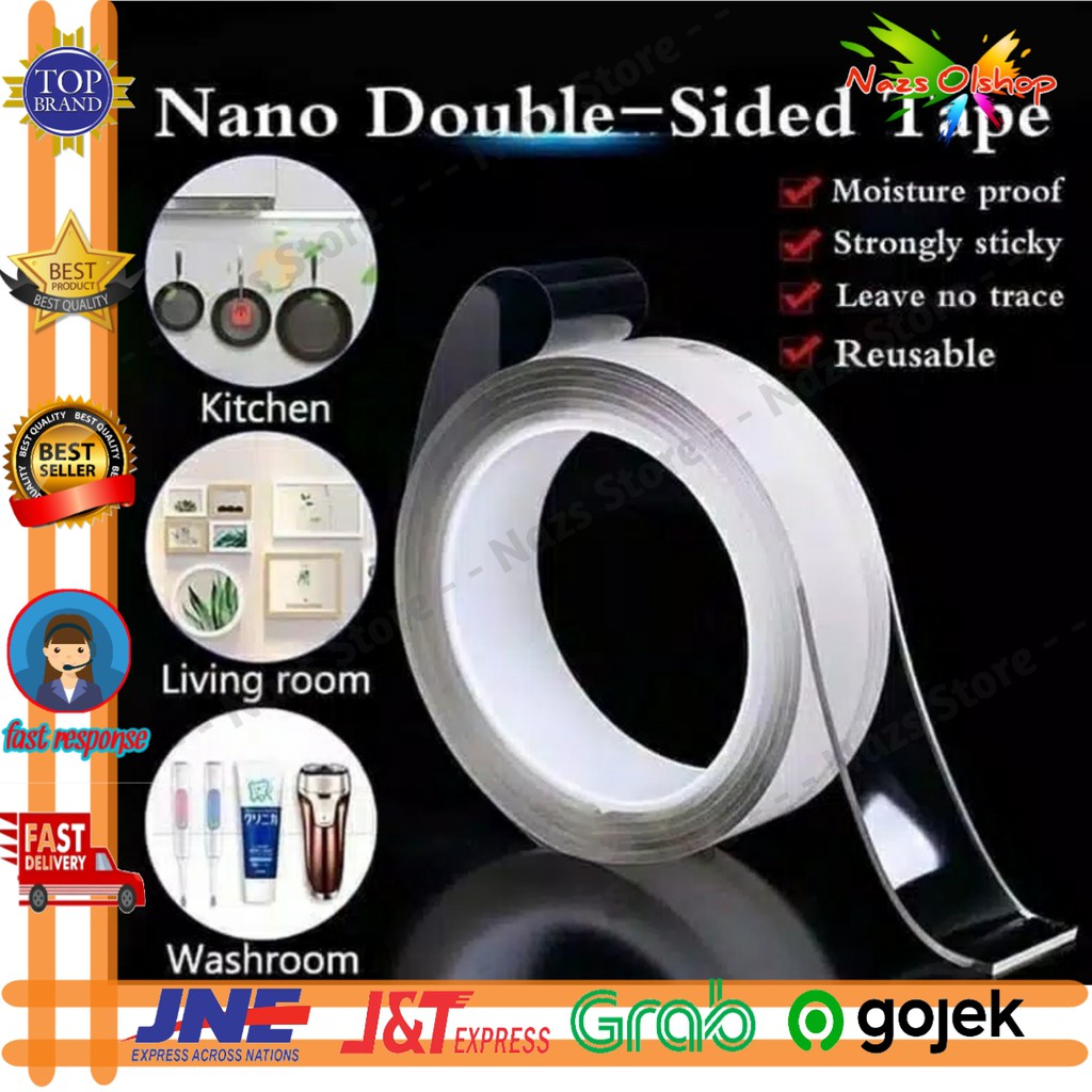

Magic Nano Double Tape Selotip Bening Super Kuat Serbaguna