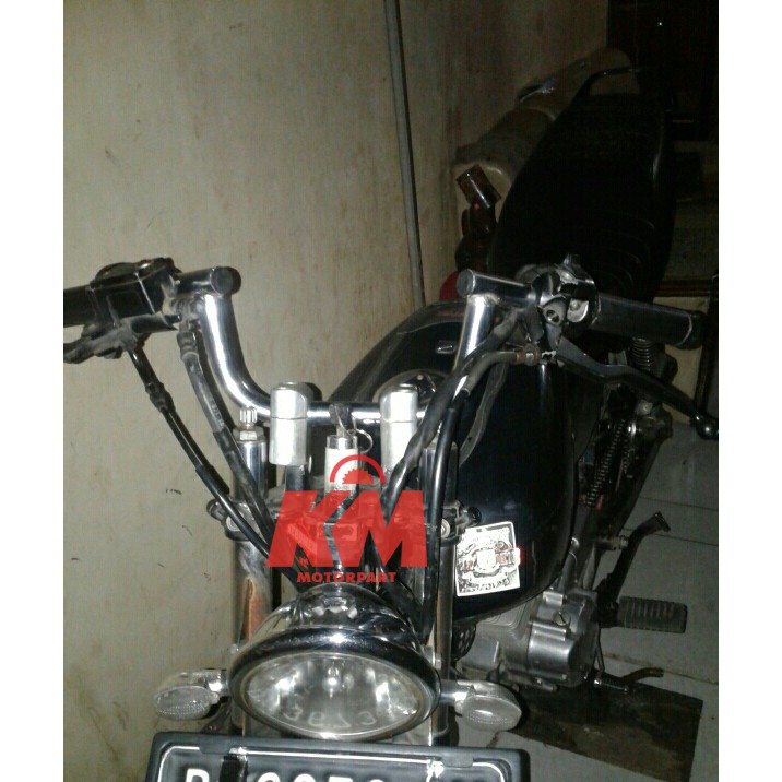 Stang Sprinter Stir Variasi Setang Motor Universal Modif Racing Tinggi 12,5 Cocok ke Vixion R15 RxK