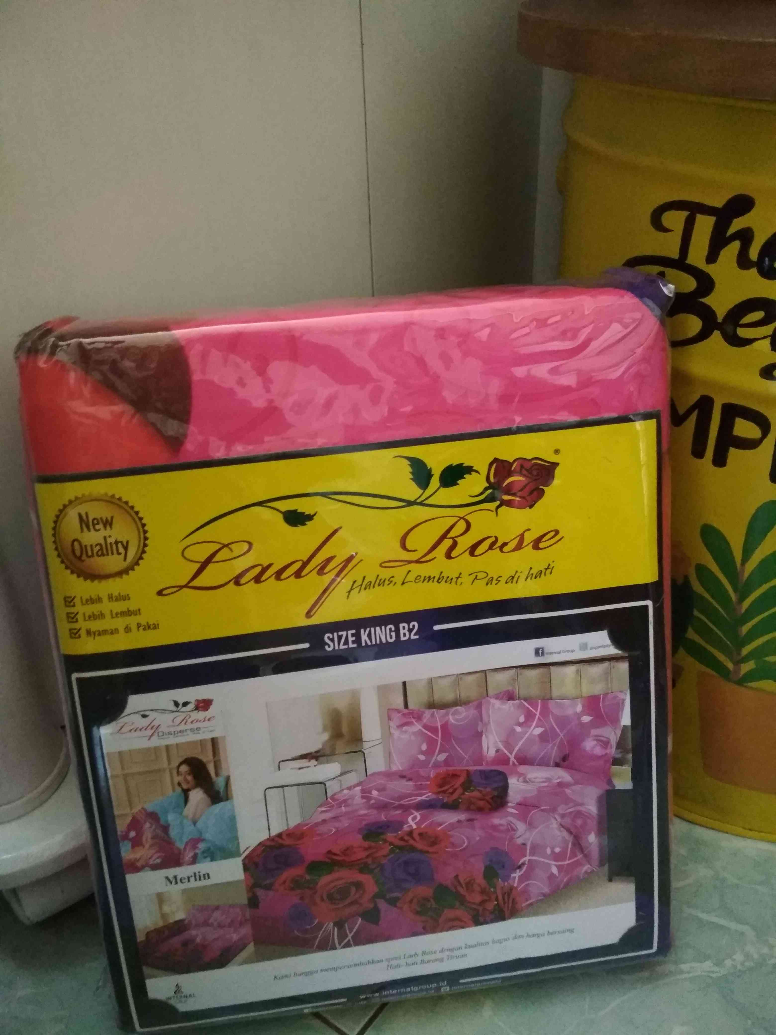 Rc Sprei Lady Rose Falt King Ukuran 180x200 Banyak Motif Dewasa