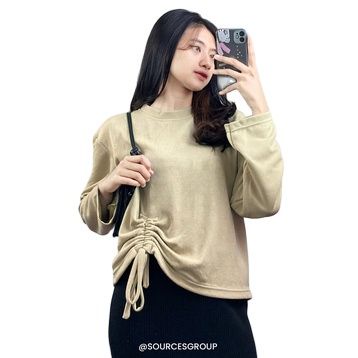 ZASKIYA - ADIVA BLOUSE ATASAN SERUT / TSHIRT LONGSLEEVE FASHION MUSLIM WANITA