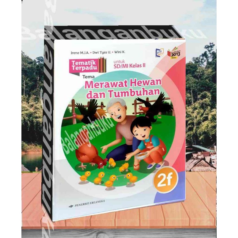 Buku Tematik 2f kelas 2 SD/Mi Erlangga