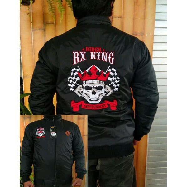 jaket waterproof RX king logo bordir YRKI