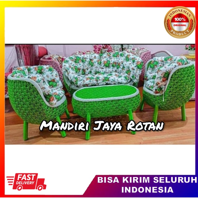 KURSI TAMU/SOFA BREKELE + JOK FULL SANDARAN (CARGO)