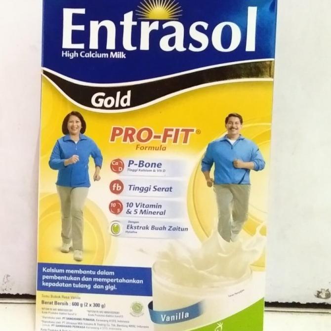 

[COD] entrasol gold 600gr vanila [COD]