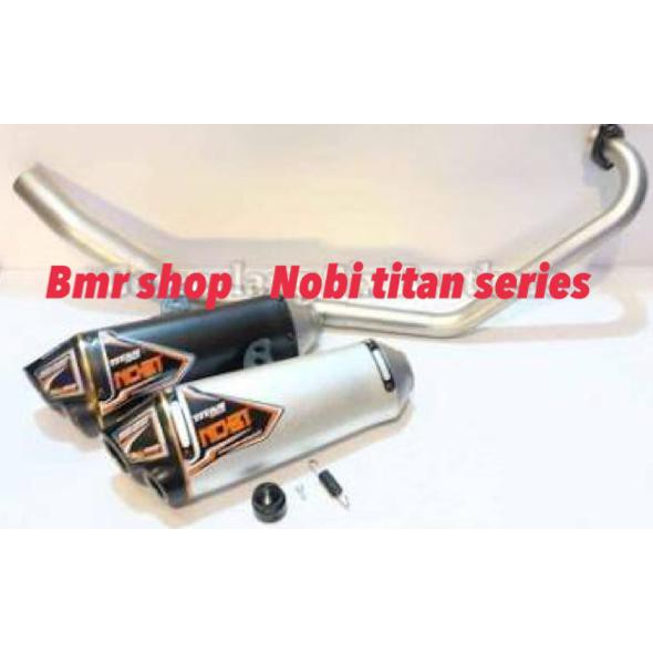knalpot nobi titan series mx king/mx new/mx old/satria fu originalnobi