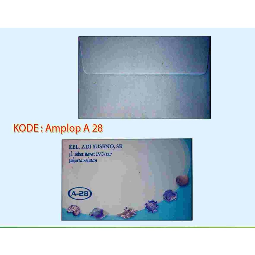

Blangko Amplop Motif A 28 Murah isi 50