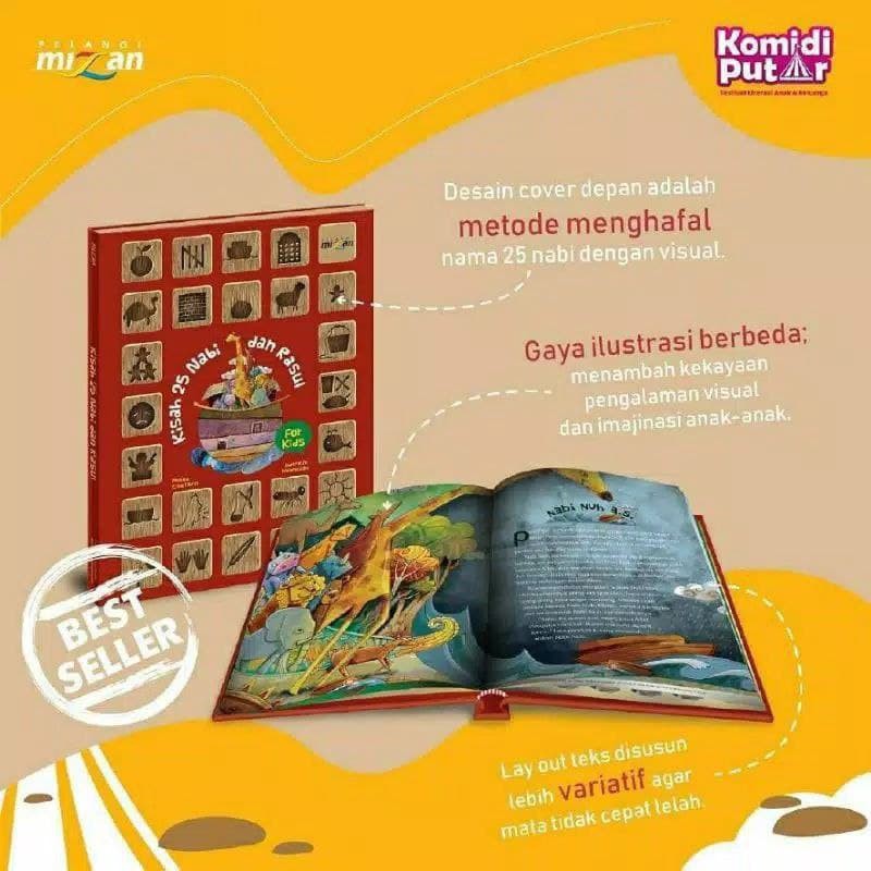 Buku Cerita Anak - Kisah 25 Nabi dan Rasul - Best Seller
