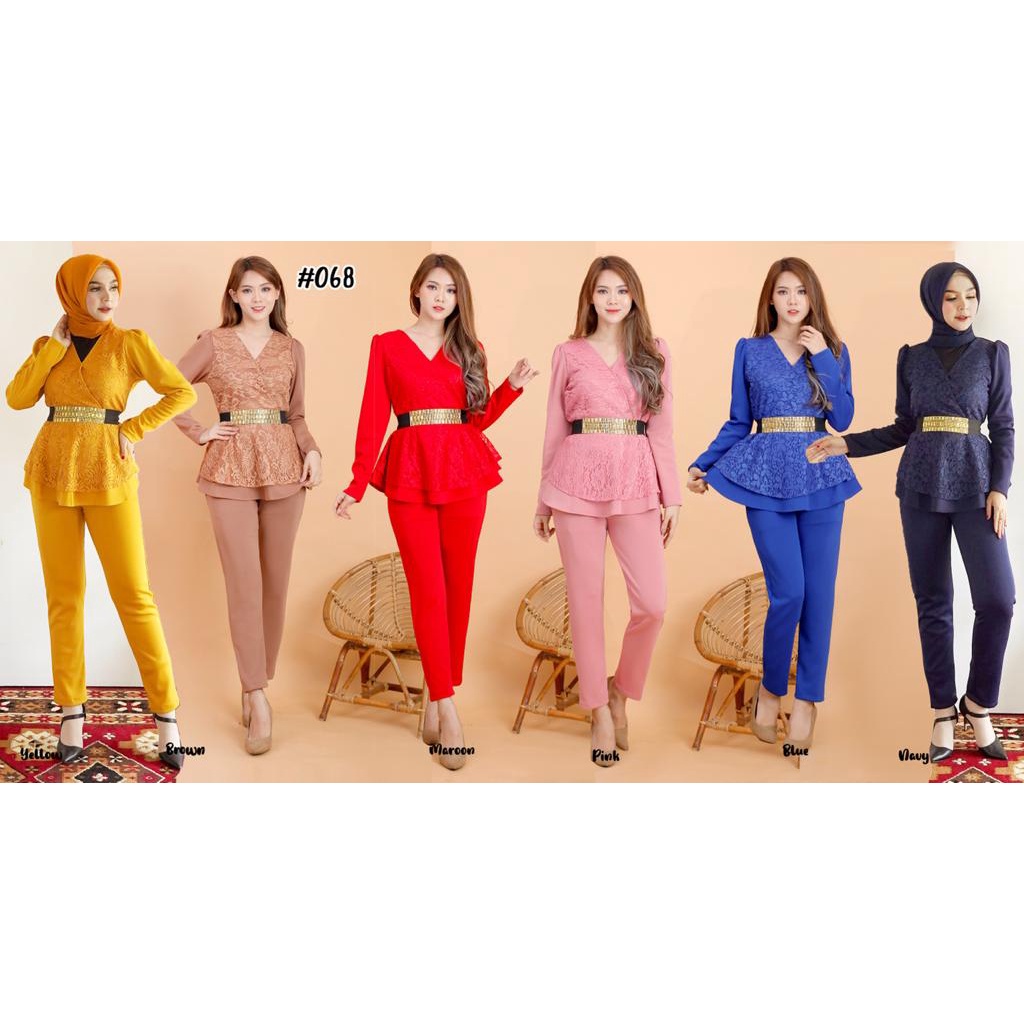 #068, STELAN BAHAN SCUBA POLOS FREE BELT