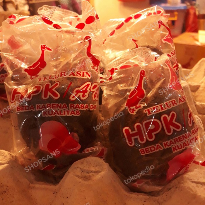 

Telur Asin Bebek Mentah Cap HPK / AW