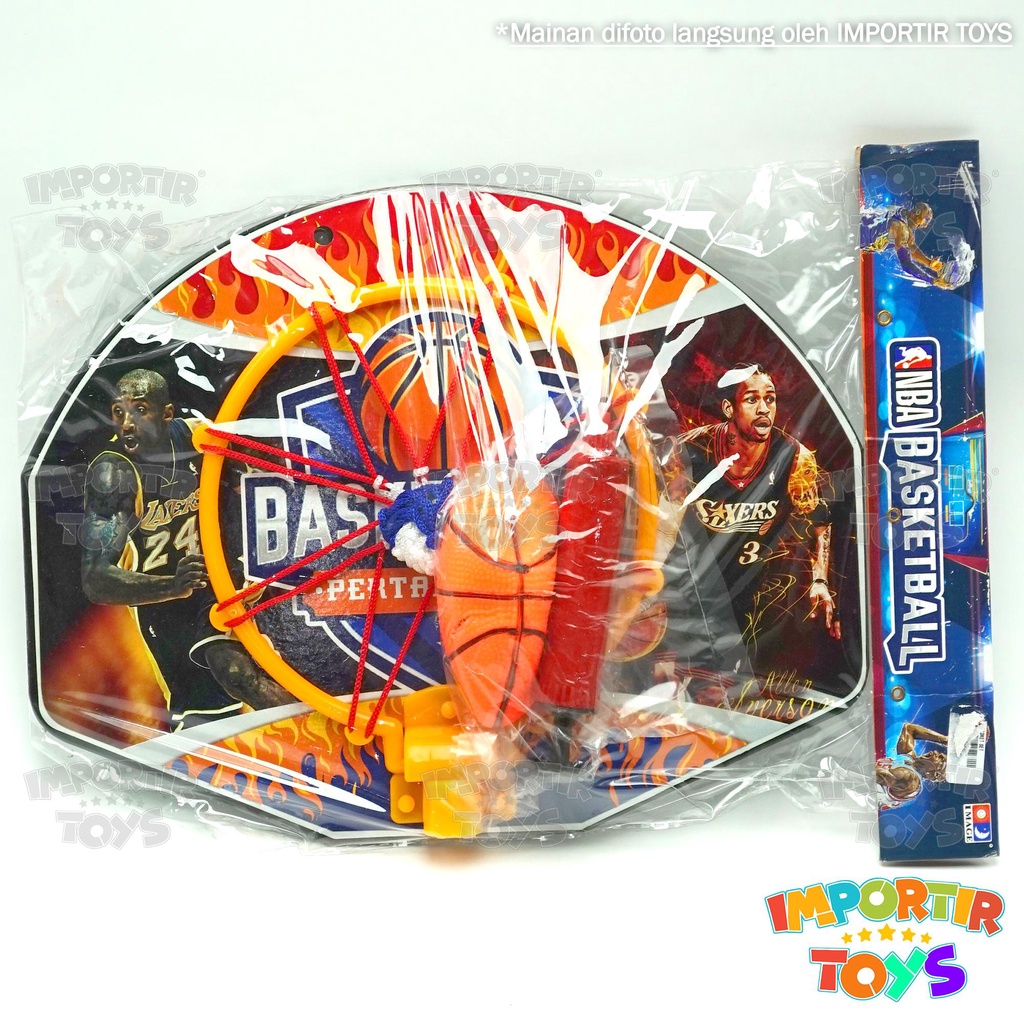 Mainan Anak BASKET BOLA RING BASKET BASKETBALL SET lengkap NBA Kuat Berkualitas Kado