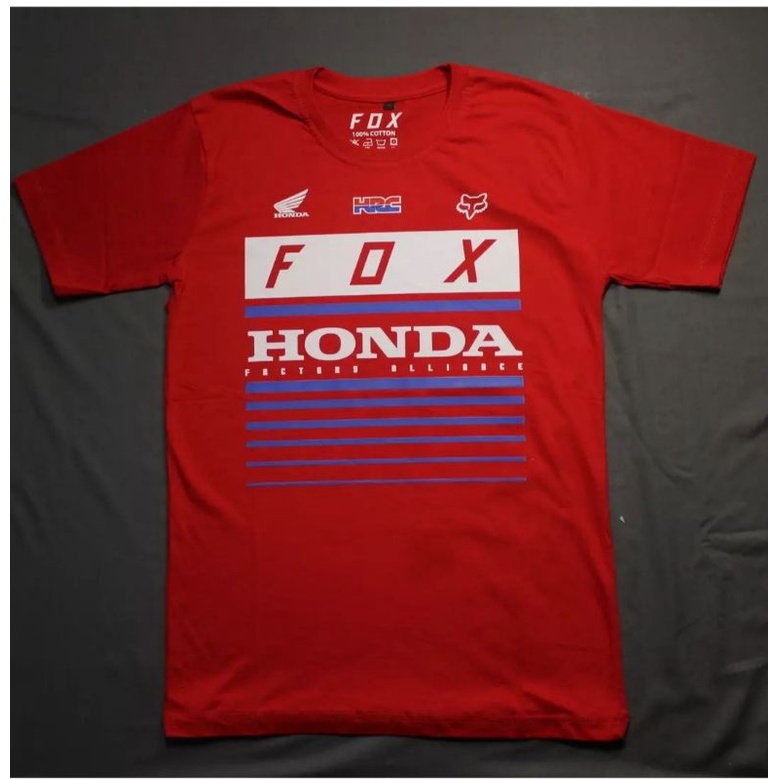 Kaos Honda Fox Red Kaos Honda CRF Kaos HRC