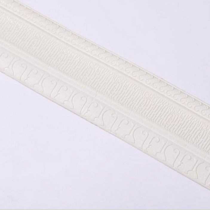 Wallpaper Foam 3D List / Stiker Dinding Atas / Wall Sticker List - 5MM-PutihY001