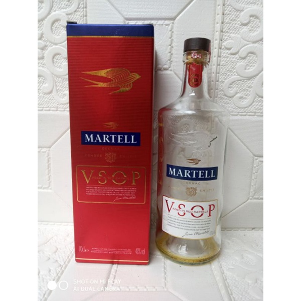 Botol bekas miras minuman martel impor pajangan