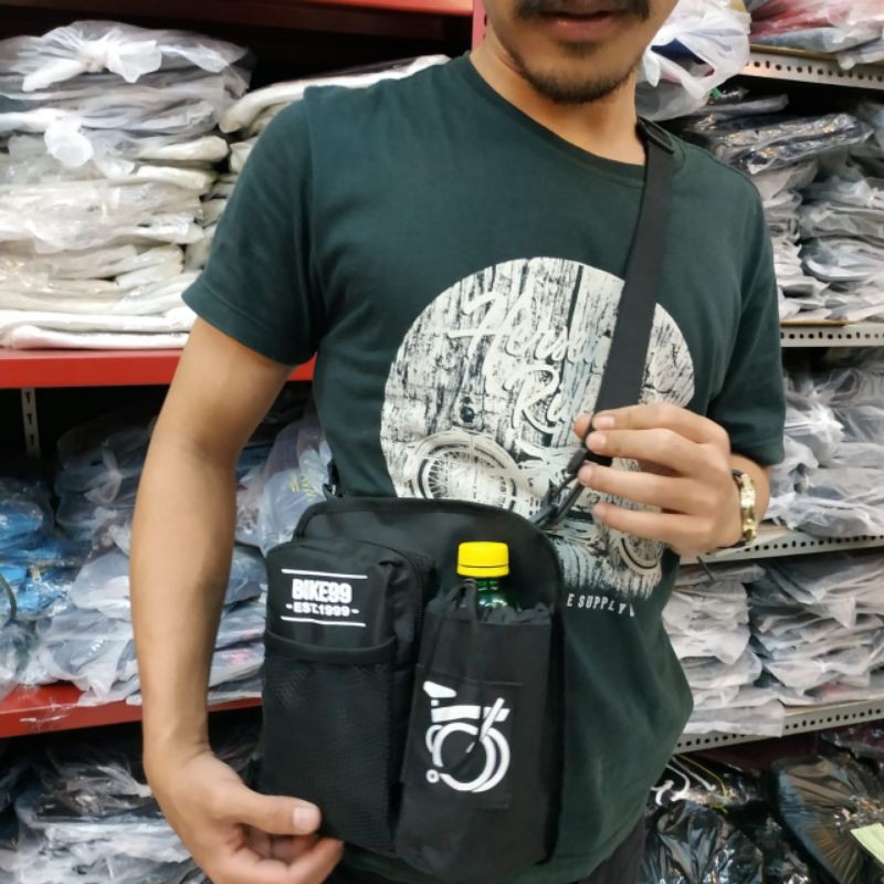 tas selempang lipat multi fungsi tas sepeda/tas gunung/tas MTB