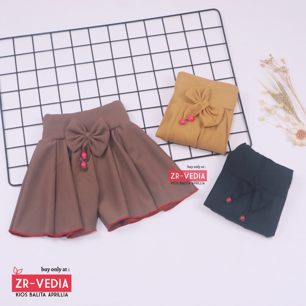 Rok Celana Polos Uk 1-2 Tahun / Bawahan Anak Perempuan Murah Model Rok Celana Polos Grosir Adem