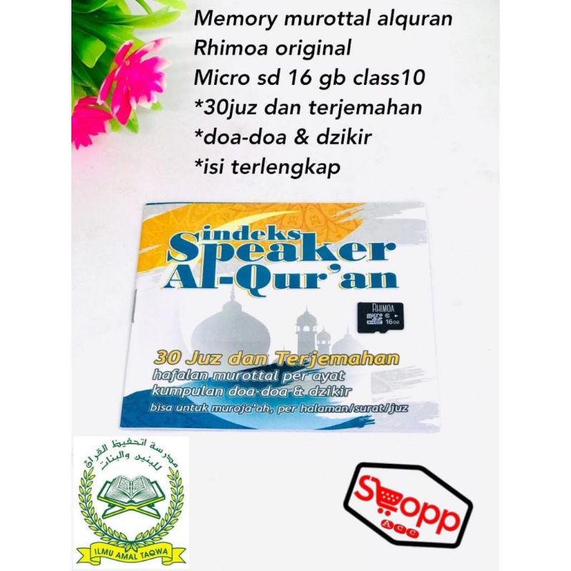 MICRO SD MEMORY ALQURAN 16 GB