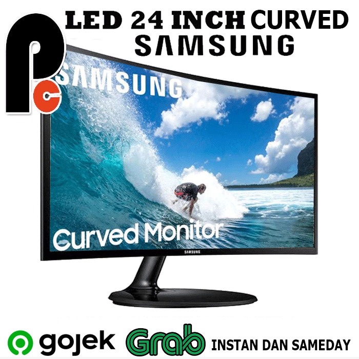 Monitor Samsung 24 Inch CF390 Curved LED Monitor New