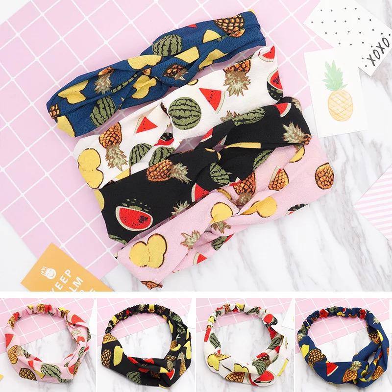 Bando Bandana Kain Motif Ala Korea