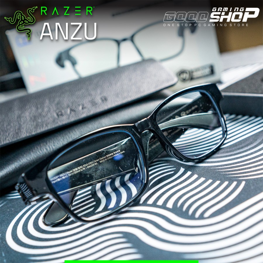 Razer Anzu Smart Glasses Blue Light and Sunglass Lens Rectangle Design