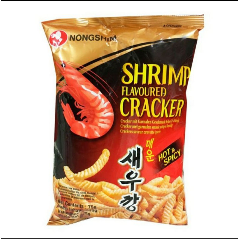 

Nongshim Shrimp Crackers Flavour Hot n Spicy 75 gram