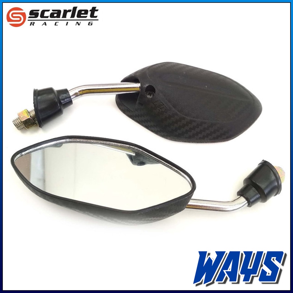 X290 | Spion Karbon Crom Model Beat Mini Variasi Motor Vario Supra X 110 125 150 Revo Scoopy Spacy