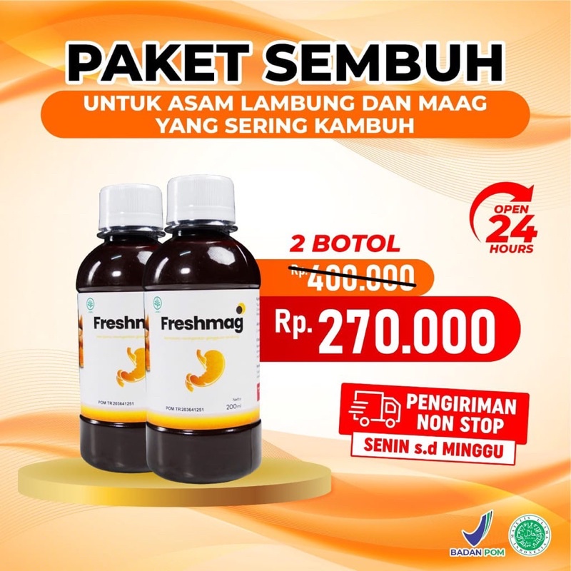 

FRESHMAG-Solusi Gangguan Lambung 100% Original