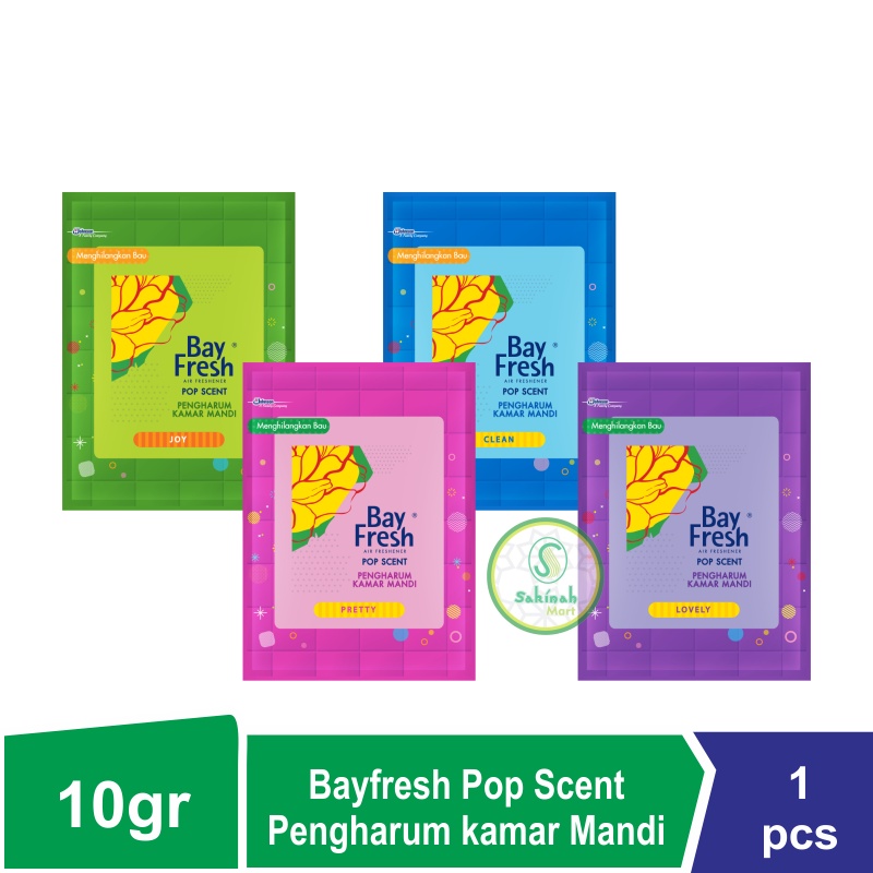 Bayfresh Pop Scent 10gr - Pengharum Kamar Mandi