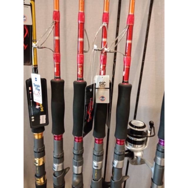 Joran andy widjaja series relix nusantara tipe OH / OH spiral PE 6