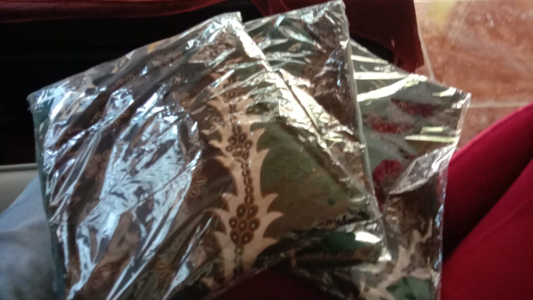 Hem Batik Pria Kemeja Batik Lengan Pendek M L Xl Sogan Pari Salur Ory By Batiek Solo Termurah