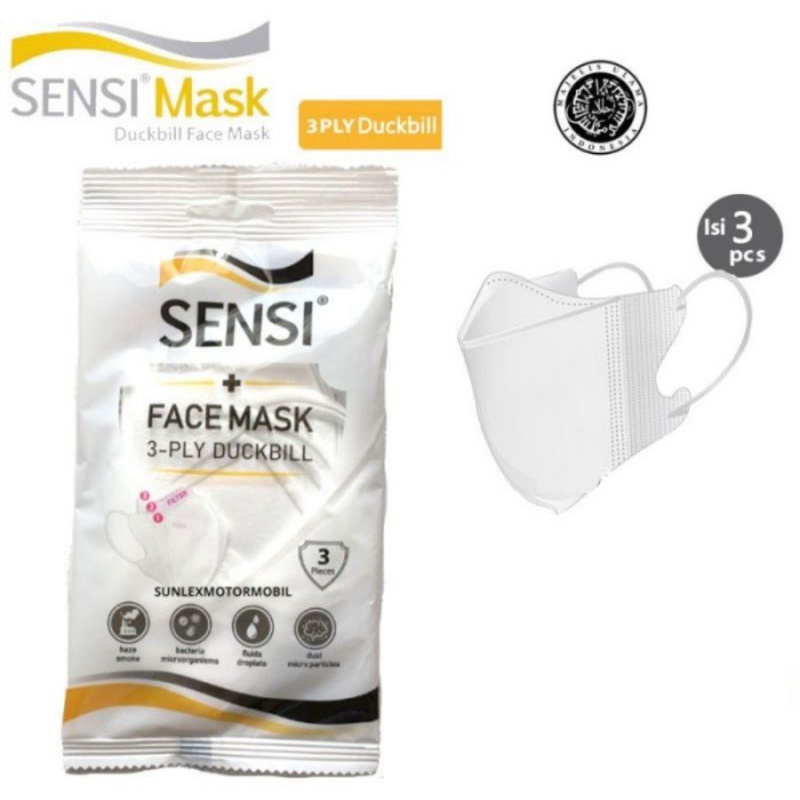 Sensi Duckbill Mask (3pcs) Dewasa