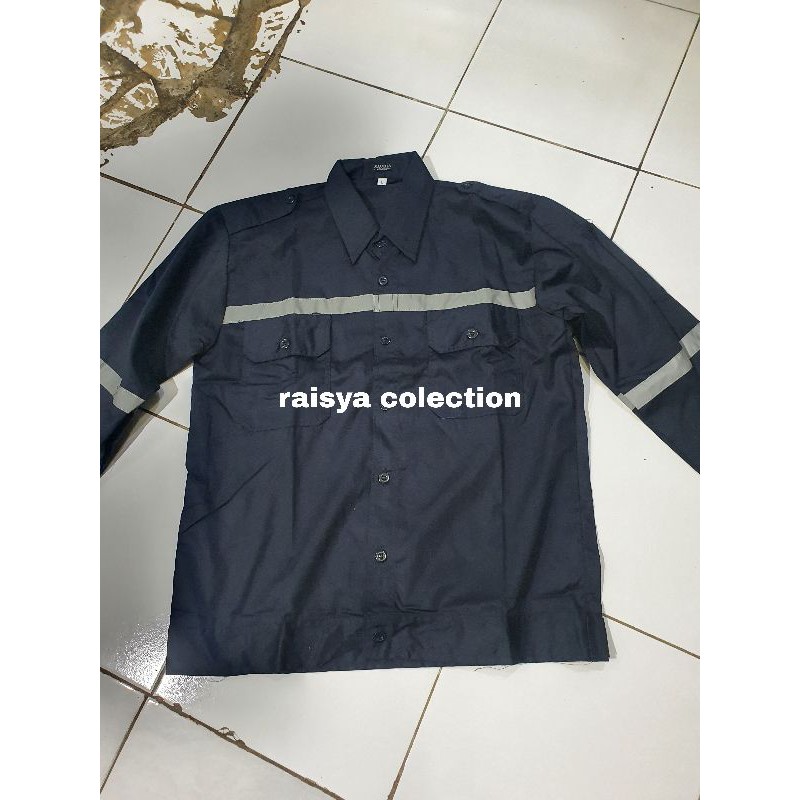 baju wearpak atasan lengan panjang / baju kerja atasan panjang