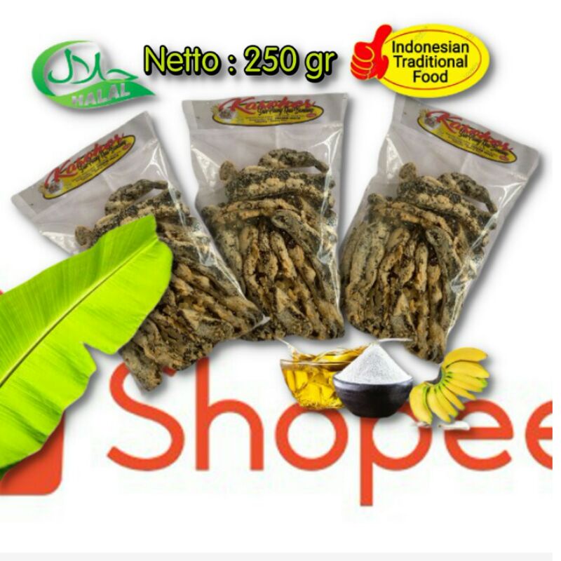 

250gram Sale Pisang Kering KASOHOR Khas Bandung