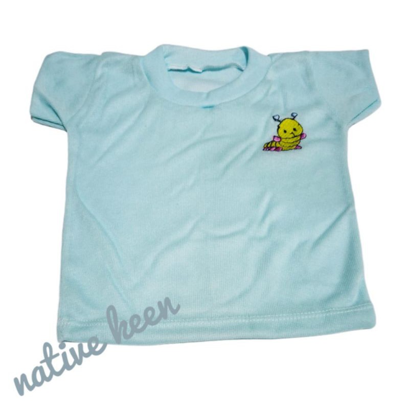 6 Pcs Baju Kaos Oblong Bayi Warna