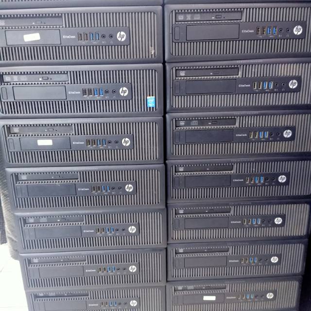 Cpu Hp elitedesk 800 G1 sff  procesor core i5 4570 ram 4gb hdd 500gb dvd rw slim casing destop