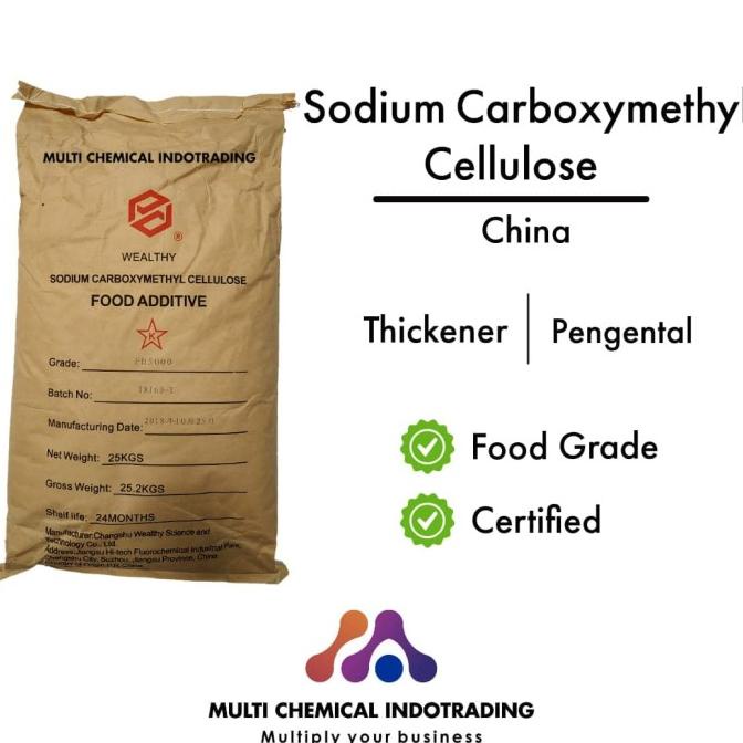 

SODIUM CARBOXYMETHYL CELLULOSE / CMC FOOD GRADE || 500 gr STOK TERBATAS Kode 967
