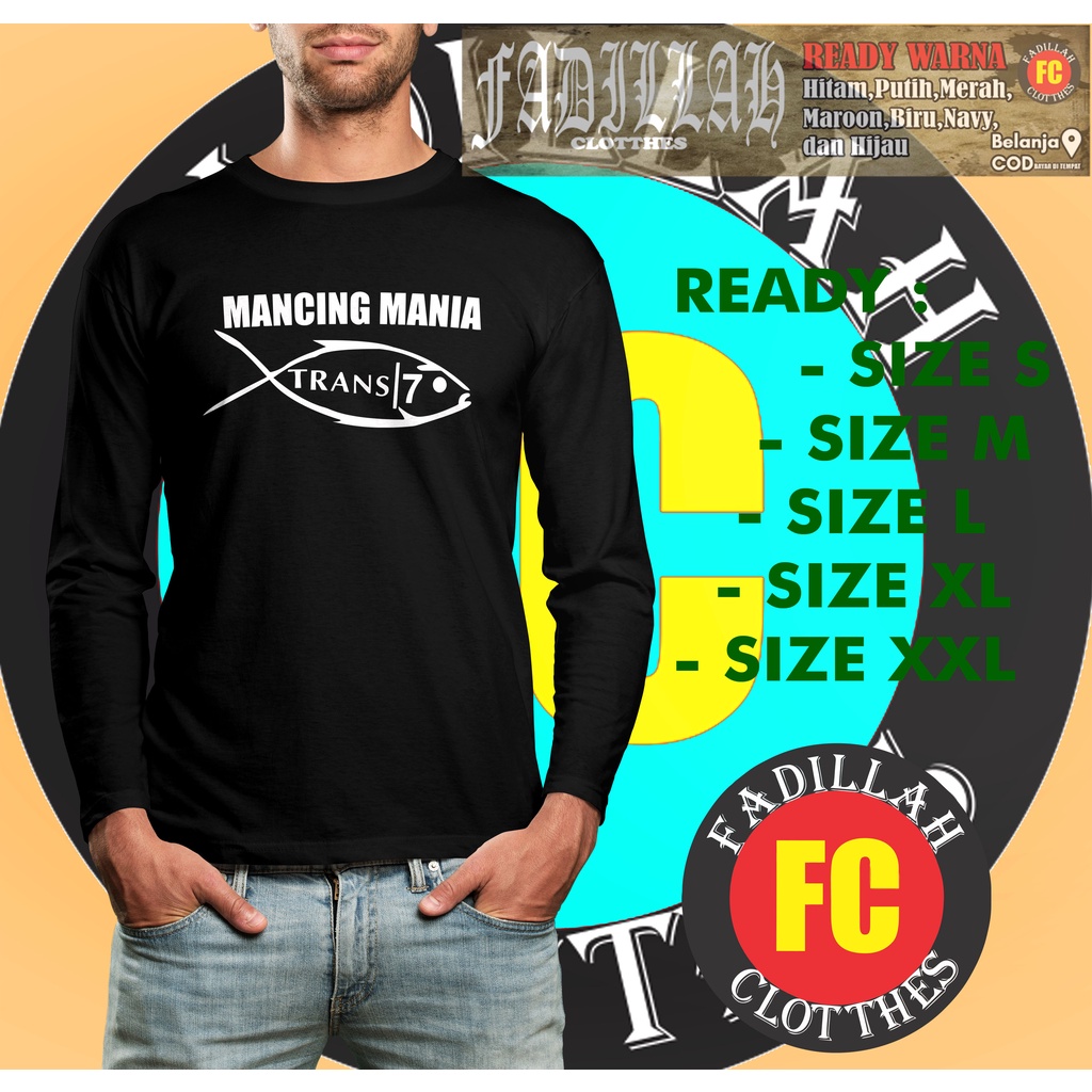 Kaos Mancing Mania Trans 7 Lengan Panjang Baju Sport