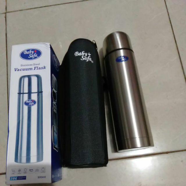 Babysafe Stainless Steel  Vacuum  Flask 500ml Thermos Air  Termos Air