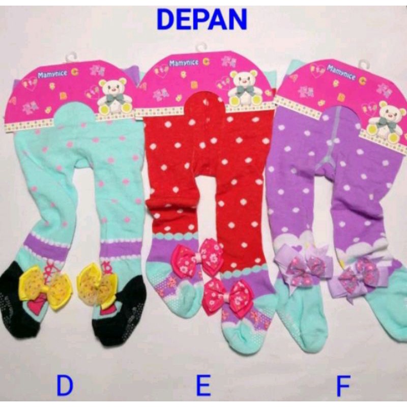 Legging Bayi Pita tutup kaki/ Legging bayi lucu