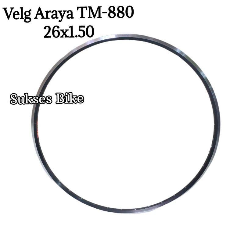 Velg Rim Sepeda 26 inch Araya TM-880 36 Hole double wall